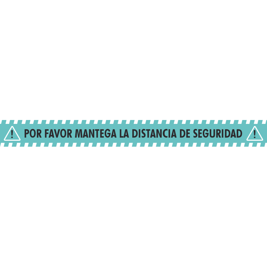 Vinilo - Mantenga Distancia de Seguridad - MDS100X10