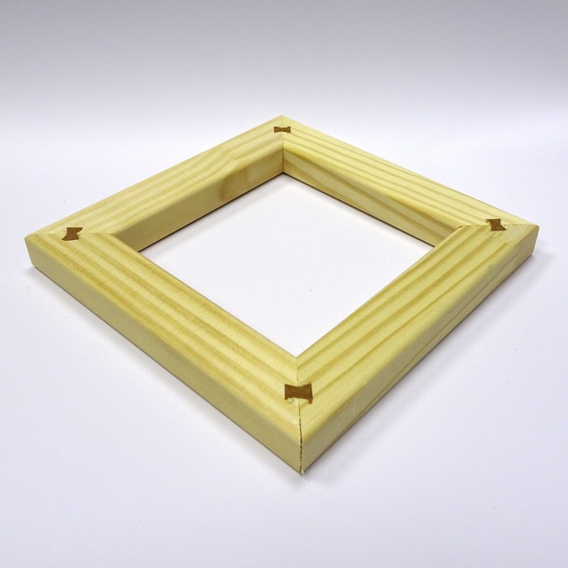 Lienzo - Marco Madera - 3 cm