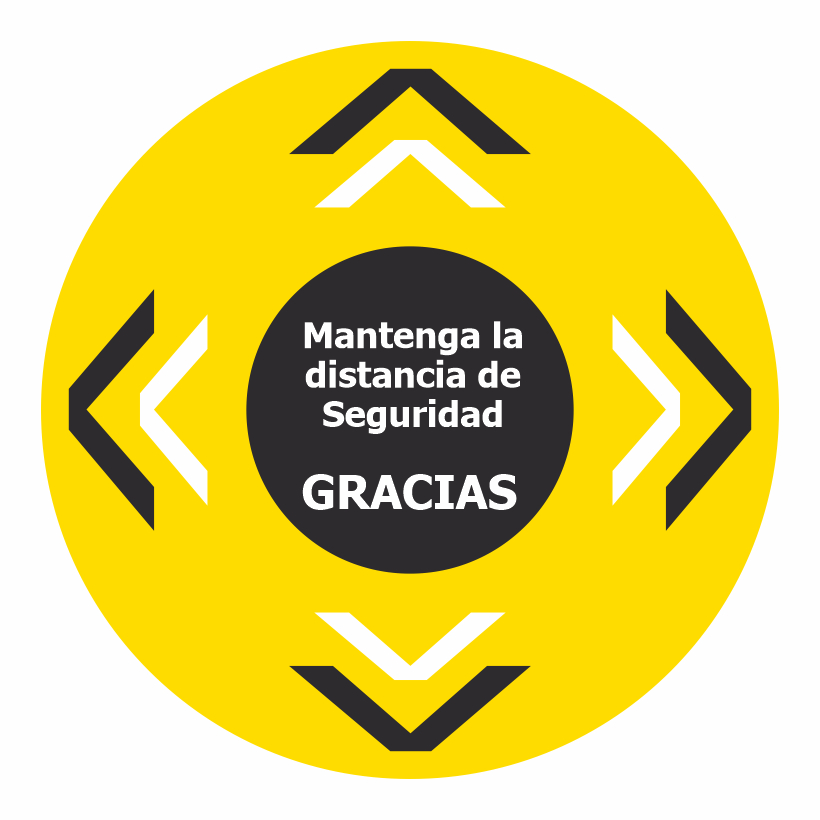 Vinilo - Mantenga Distancia de Seguridad - MDS100D