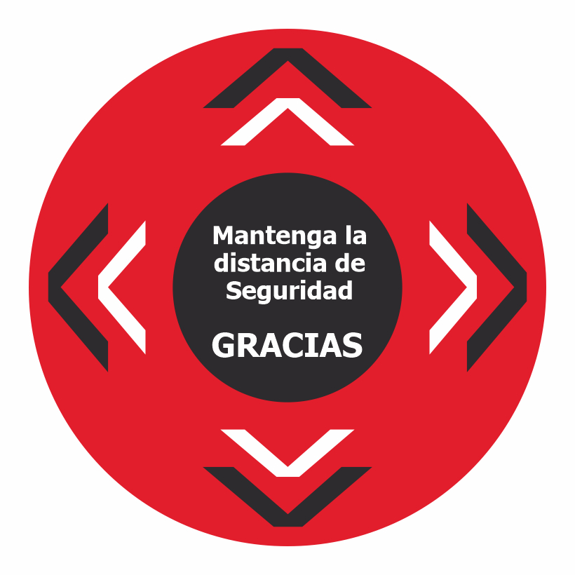 Vinilo - Mantenga Distancia de Seguridad - MDS100D