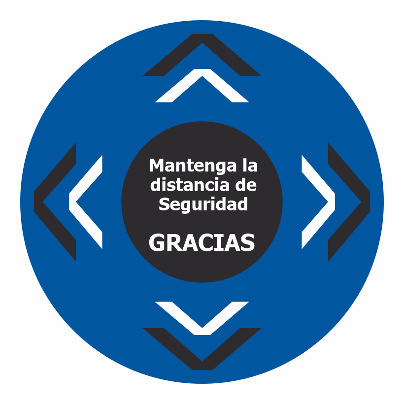 Vinilo - Mantenga Distancia de Seguridad - MDS100D