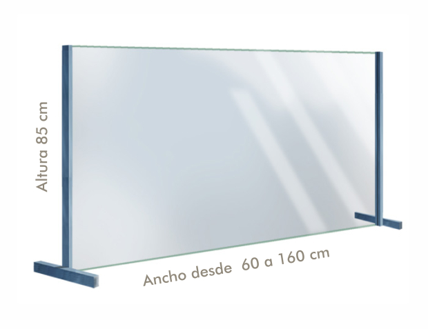 Mamparas Proteck - M - Cristal - Altura 85 cm