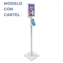 Soporte con Cartel para Dispensador Gel - Brida