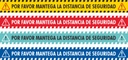 Vinilo - Mantenga Distancia de Seguridad - MDS100X10