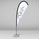 Bandera Gota con Mástil